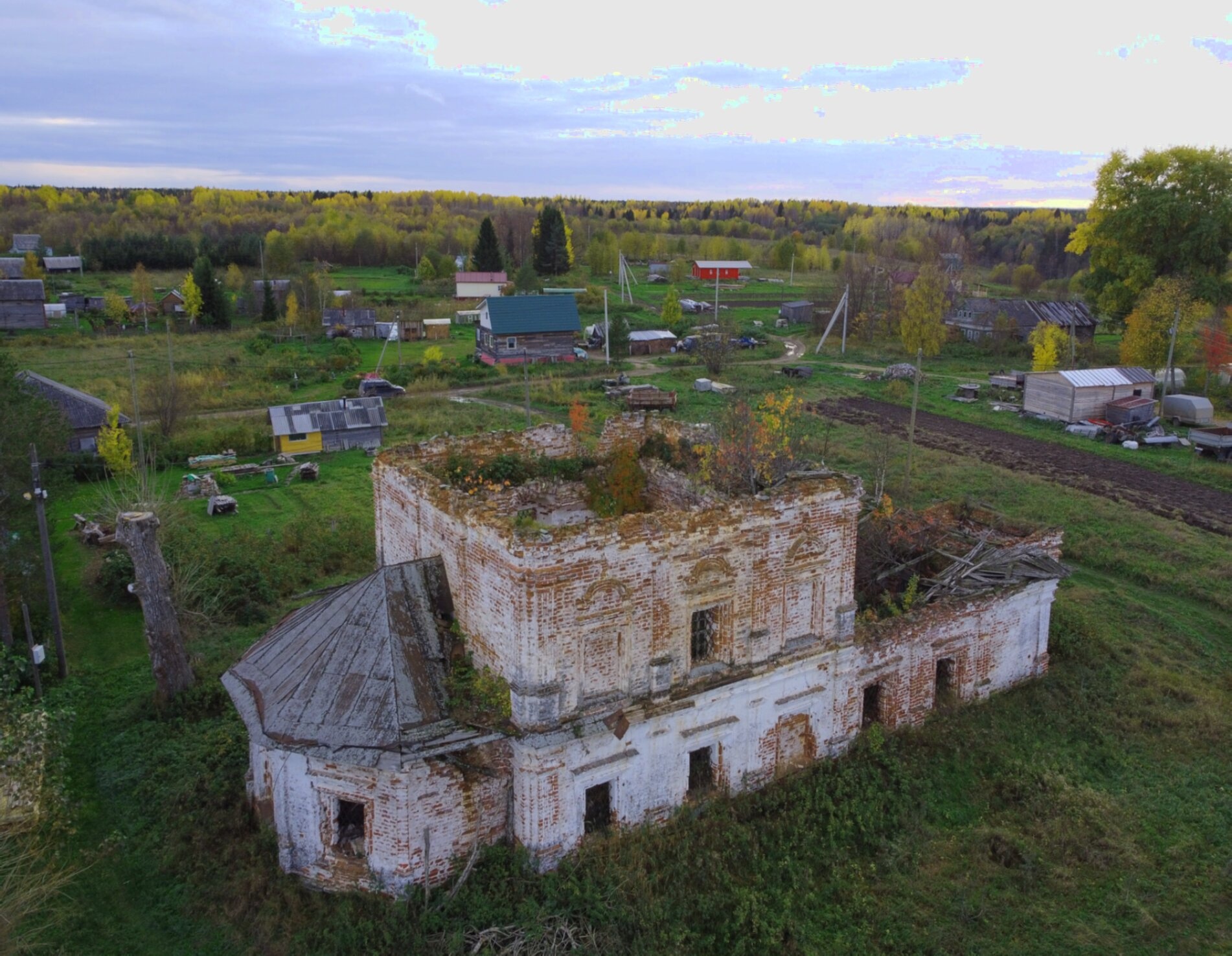 Георгиевская церковь в Верхней Паленьге - история и современное состояние
