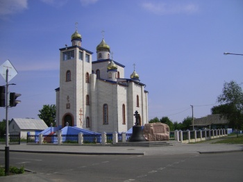 Спасо-Преображенская церковь в городе Ветка