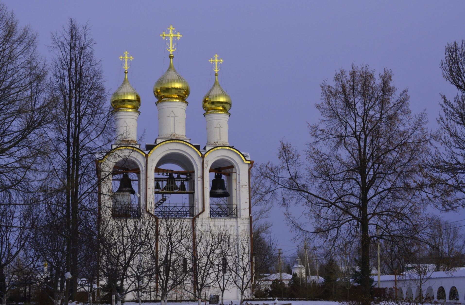 Звонница Никольского женского монастыря в Переславле-Залесском