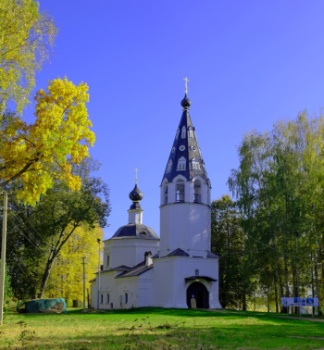 Успенский собор в городе Плёс