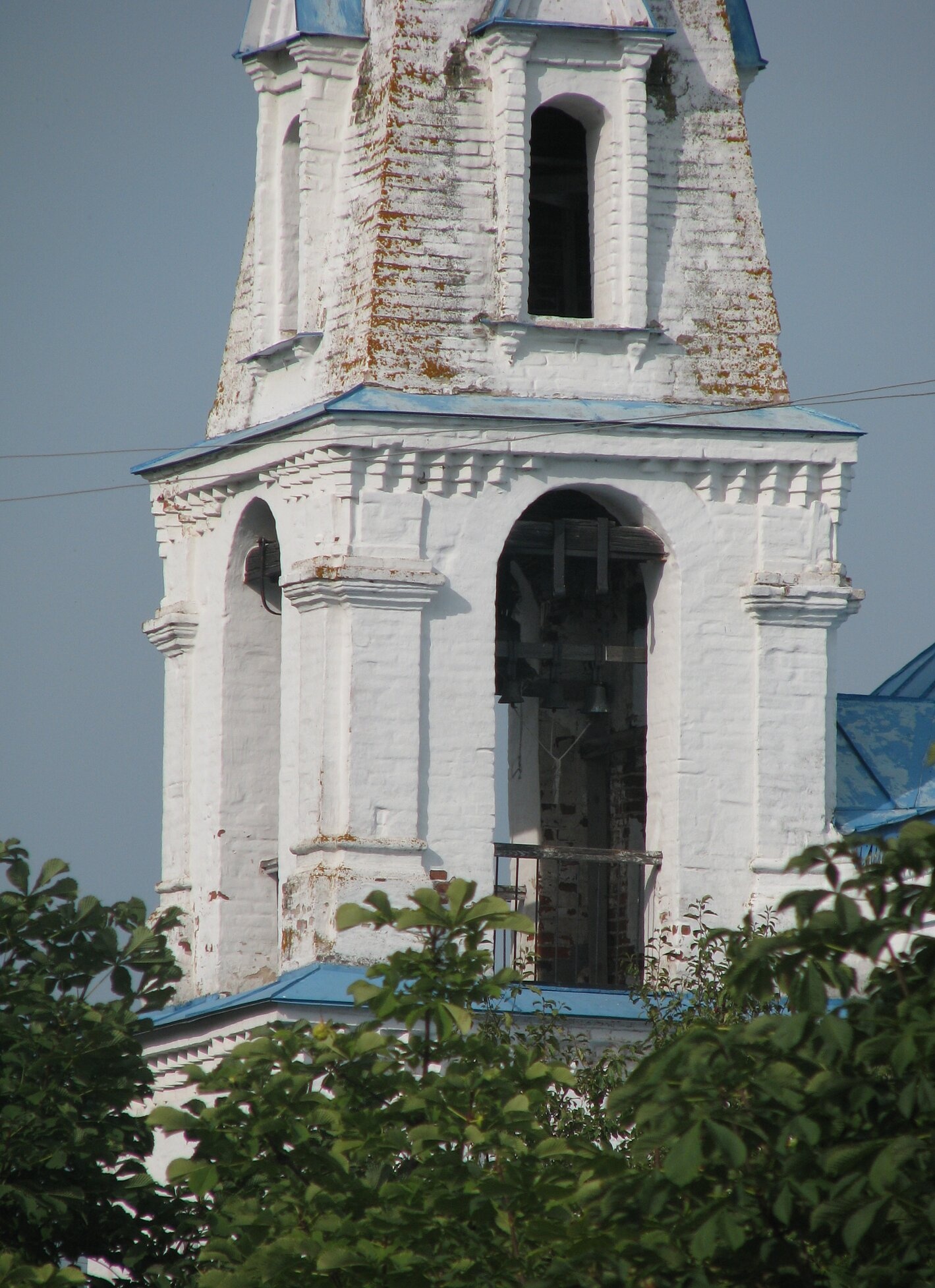Колокольня Преображенской церкви в селе Мугреевский