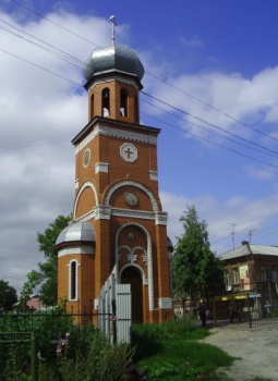 Колокольня Боголюбского кафедрального собора в Мичуринске