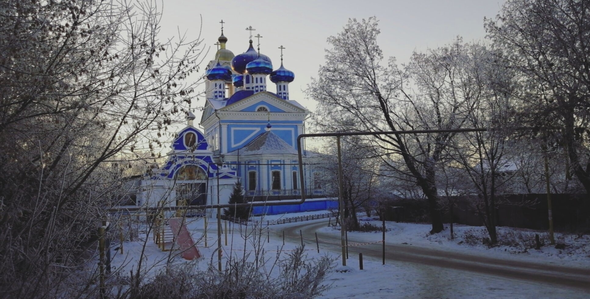 Церковь Сретения Господня в Балахне - зимняя фотография