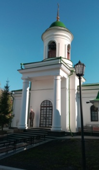 Икона святого Михаила в храме Всех Святых города Тюмени
