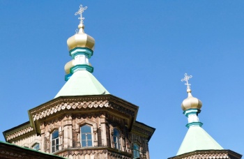 Свято-Троицкая церковь в городе Каракол