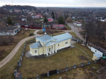 Свято-Боголюбский монастырь с высоты птичьего полёта