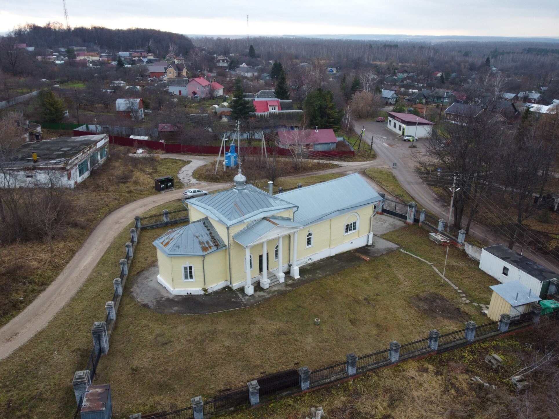 Свято-Боголюбский монастырь с высоты птичьего полёта
