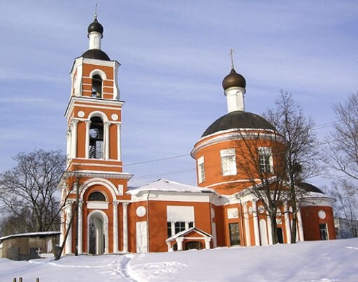 Храм Петра и Павла в Лыткарино — зимняя фотография