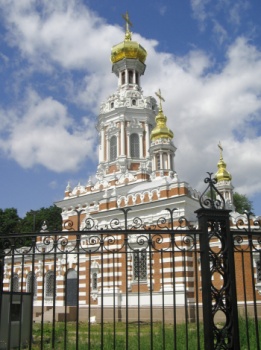Воскресенская церковь на Смоленском кладбище Санкт-Петербурга