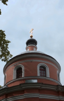 Купол и крест Церкви Спаса Нерукотворного Образа в Торбеево