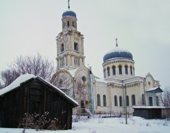 Храм Михаила Архангела в Сергаче — зимняя фотография