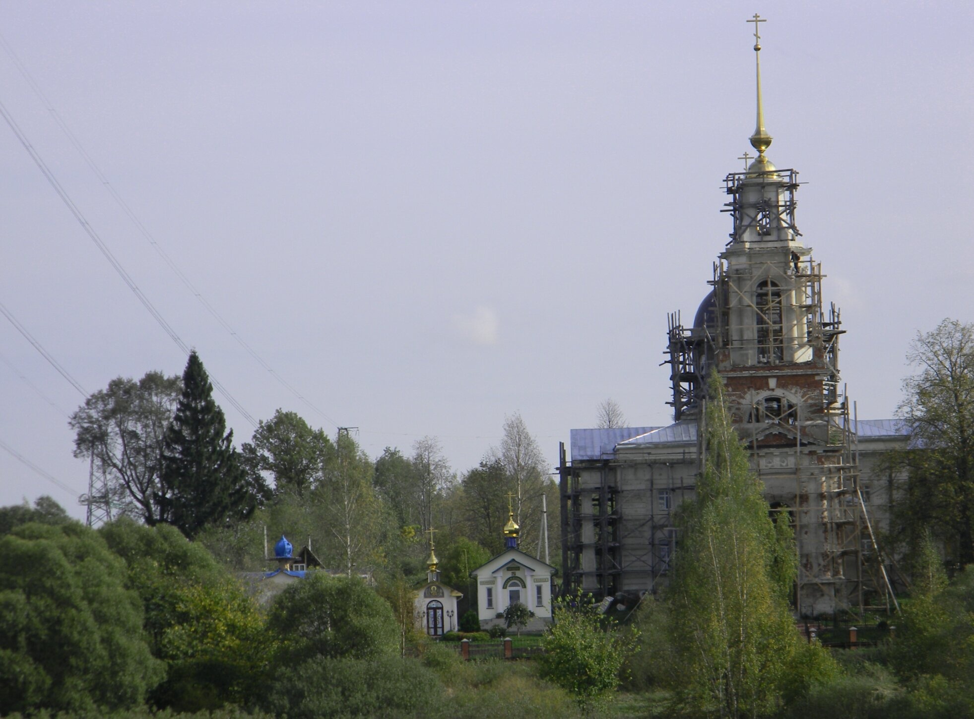 Храм Николая Чудотворца в селе Белое на фотографии