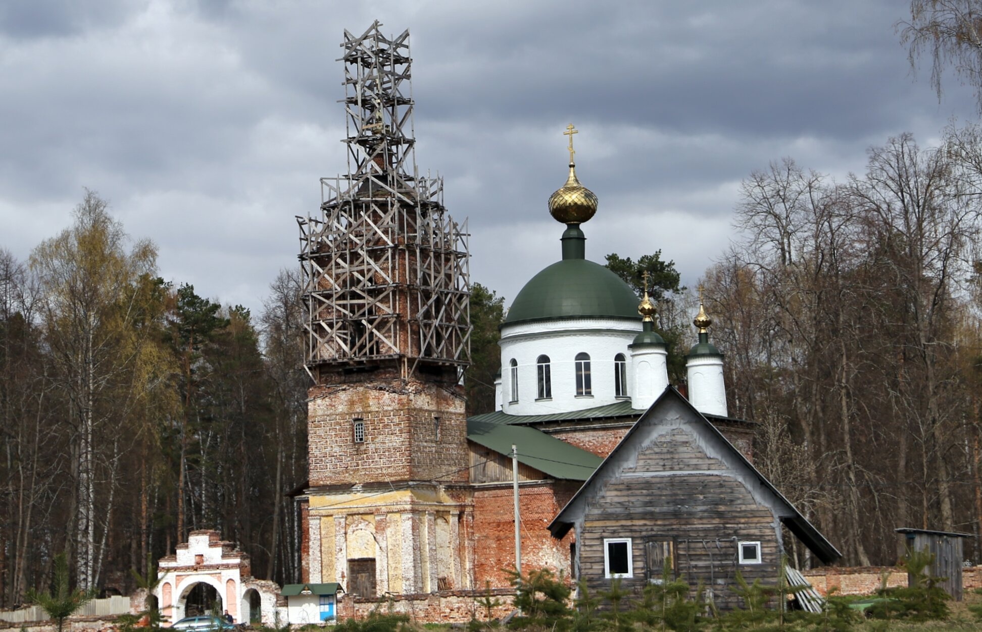 Церковь в селе Погребищи Владимирской области