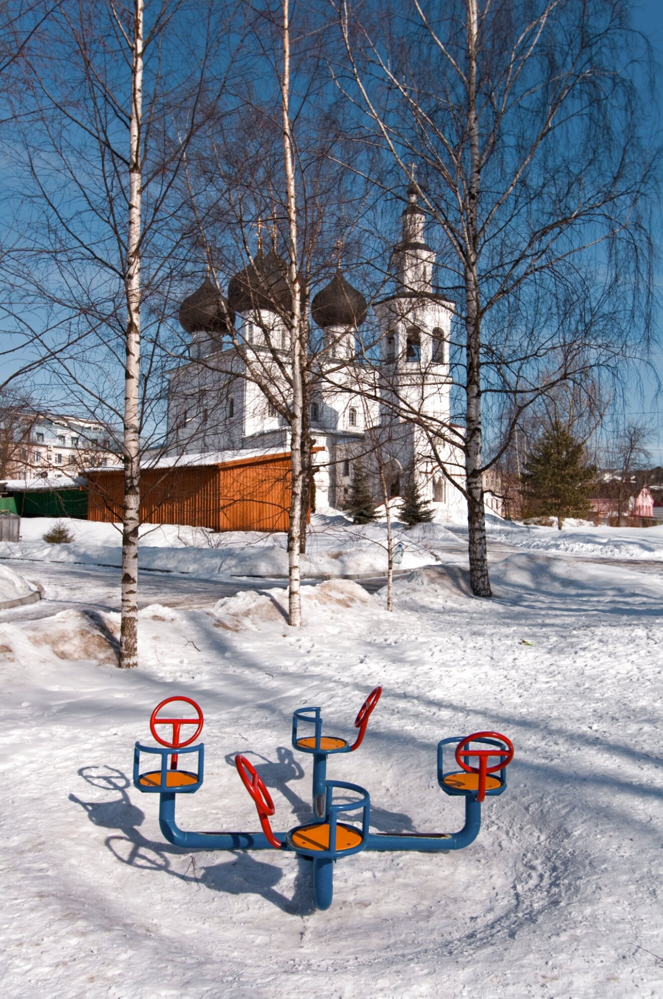 Храм Святителя Николая Чудотворца в Вологде зимой