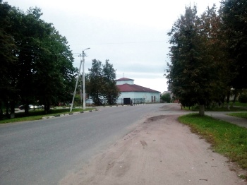 Церковь Бориса и Глеба в Рузе: вид с запада