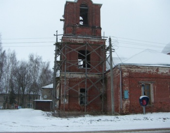 Церковь Святой Троицы в Горетово - зимняя фотография
