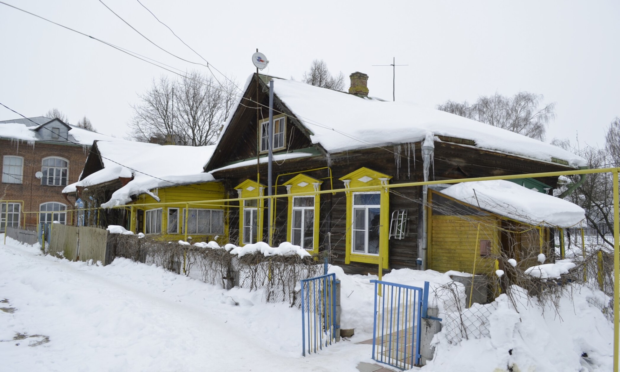 Церковь Рождества Богородицы в Некрасовском - зимняя фотография