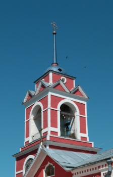 Колокольня храма Флора и Лавра в Кашире