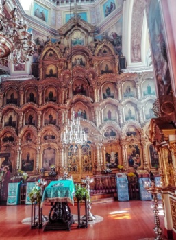 Иконостас храма Архангела Михаила в Торжке