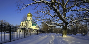 Феодоровский Государев собор в зимнем убранстве