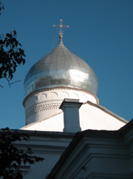 Купол Церкви Димитрия Солунского на Михалице в Великом Новгороде