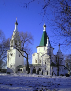 Храм Троицы Живоначальной в Троицком-Голенищеве - зимняя фотография