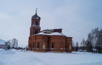 Церковь иконы Божией Матери «Всех скорбящих Радость» в селе Большие Печёрки