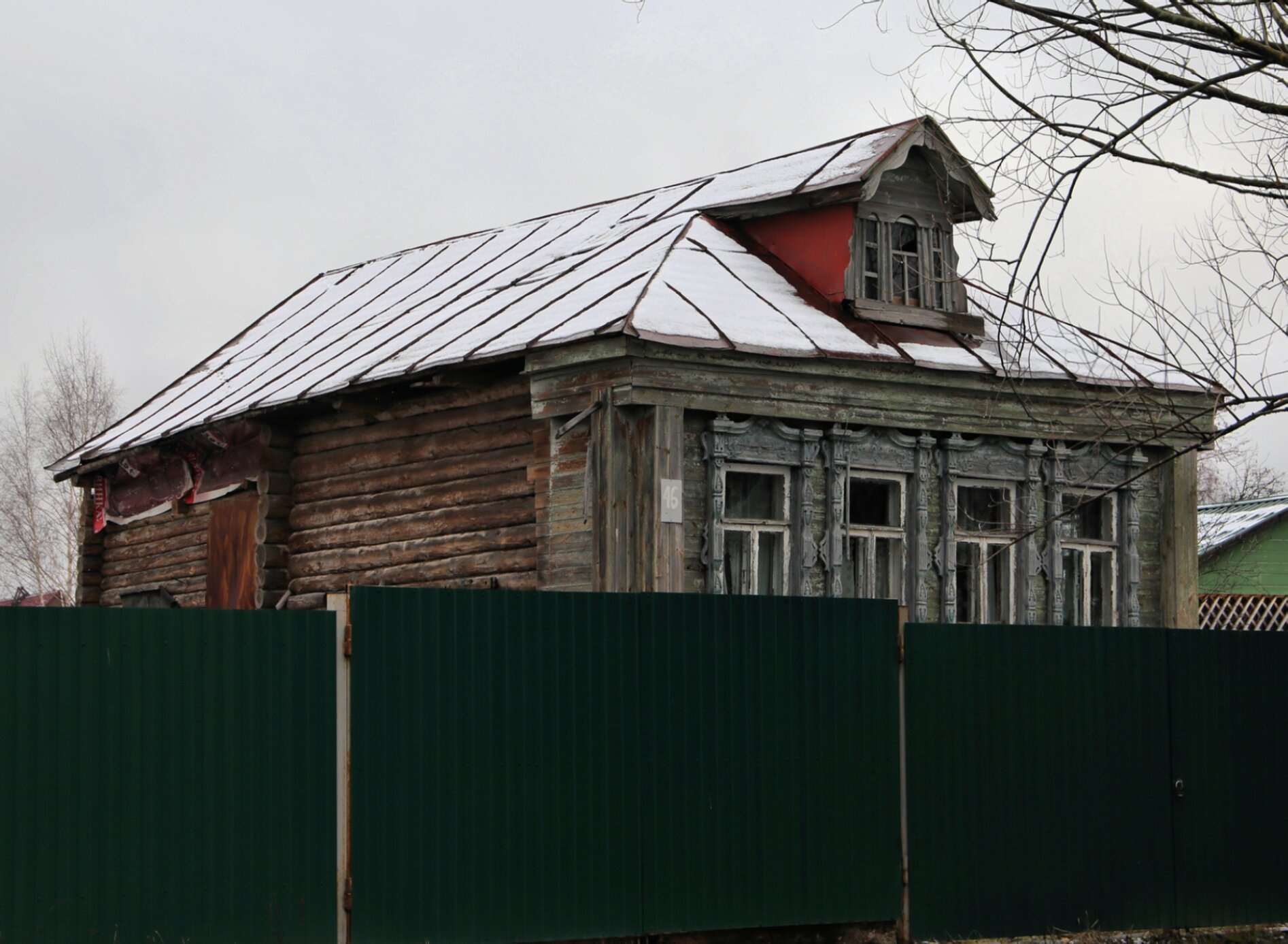 Церковь Архангельский Погост в Заречье - зимний вид