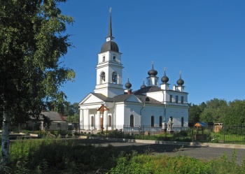 Церковь Святителя Николая Чудотворца в деревне Кобона