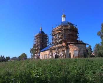 Церковь Казанской иконы Божией Матери в селе Скомово