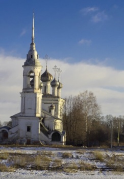 Церковь Сретения Господня в Вологде - зимняя фотография