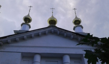 Церковь Спаса Преображения (Никольский храм) в городе Шуя