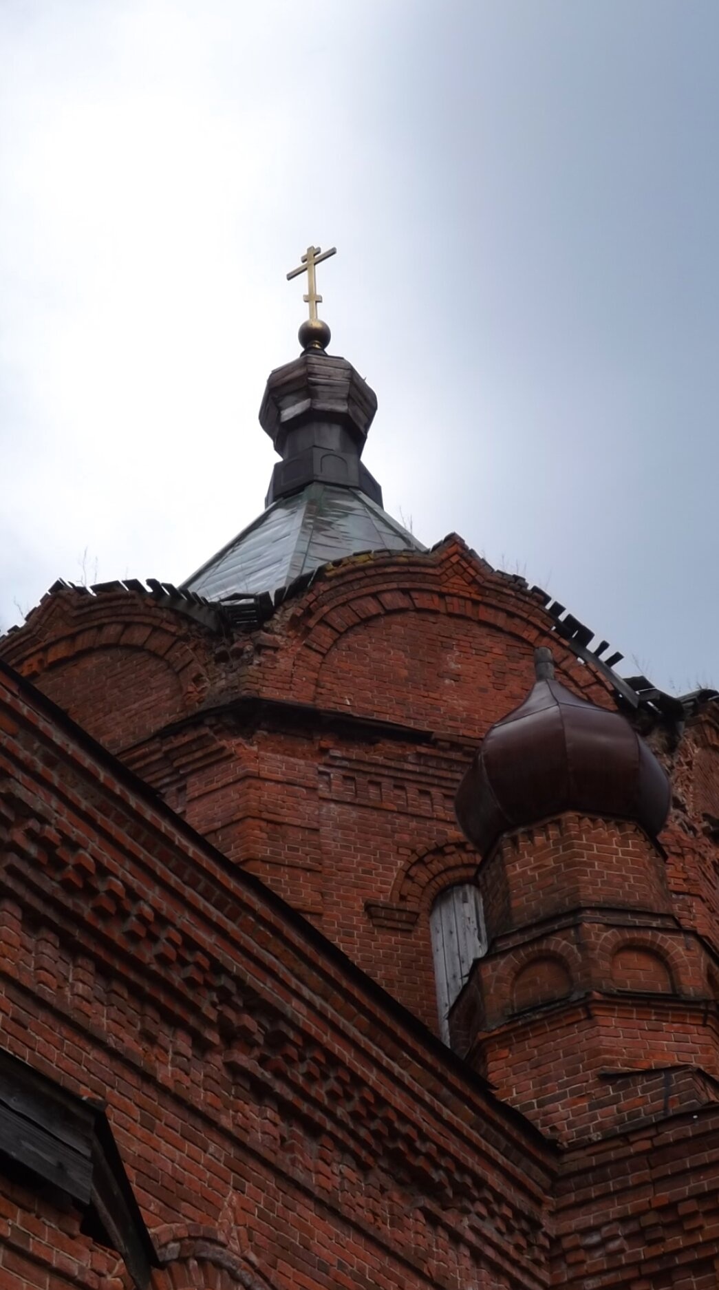 Купол Церкви Введения во храм Пресвятой Богородицы в селе Камгорт