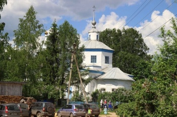 Церковь Покрова Пресвятой Богородицы в городе Пестово