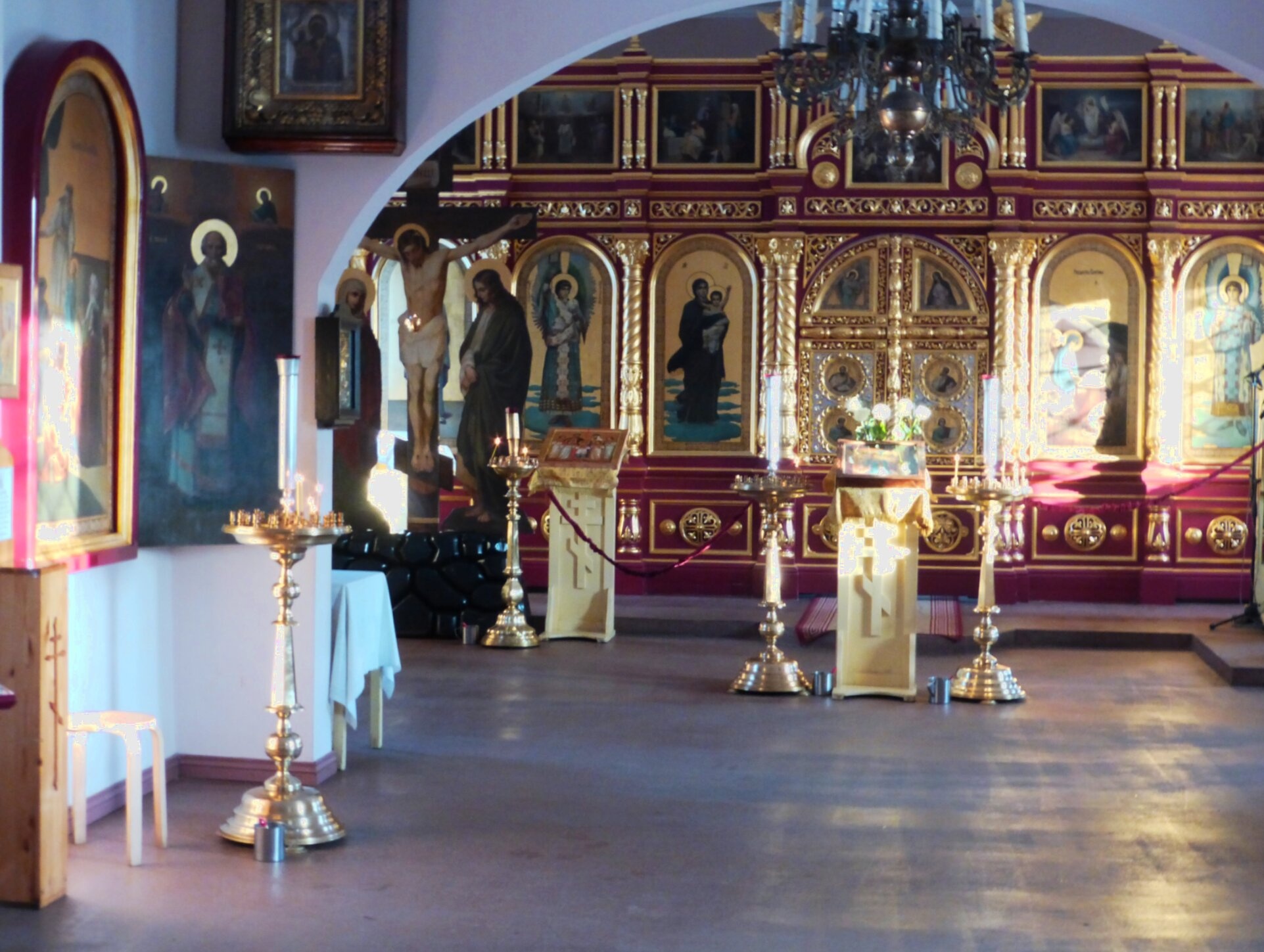 Интерьер Екатерининской церкви в Петрозаводске