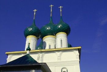 Купола Фёдоровской церкви в Ярославле