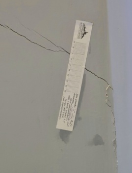 Мониторинг трещины в Церкви Покрова Пресвятой Богородицы