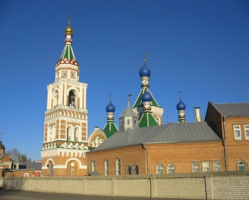 Казанский храм в микрорайоне Отрожка города Воронеж