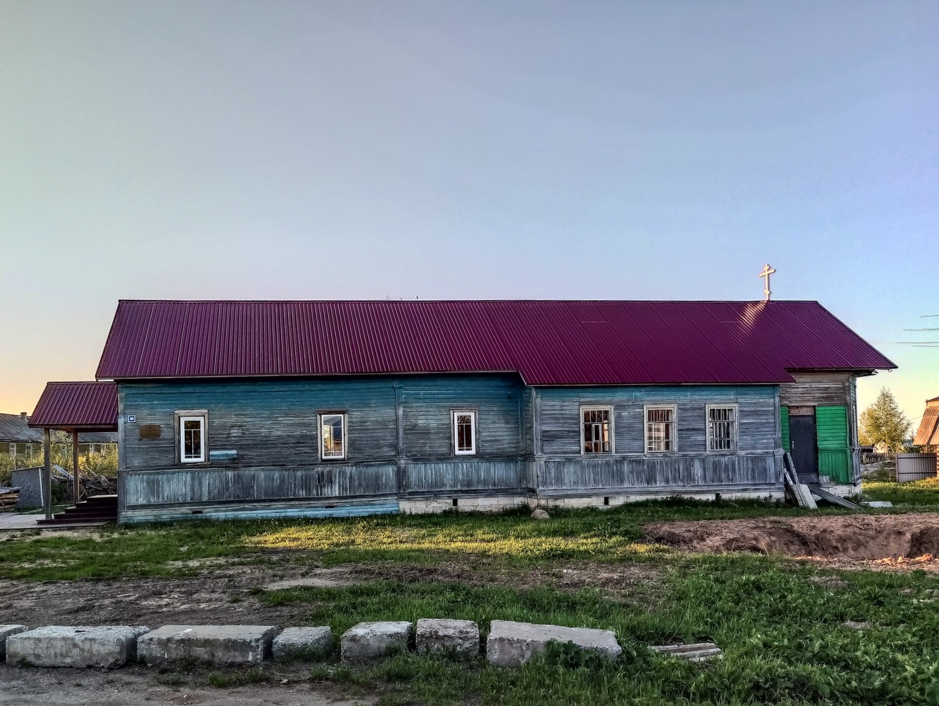 Георгиевская церковь в Верхней Паленьге - памятник деревянного зодчества