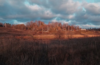Церковь Покрова Пресвятой Богородицы в Покровском - осенний вид