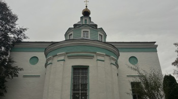 Интерьер храма Преподобного Сергия Радонежского в Мергусово