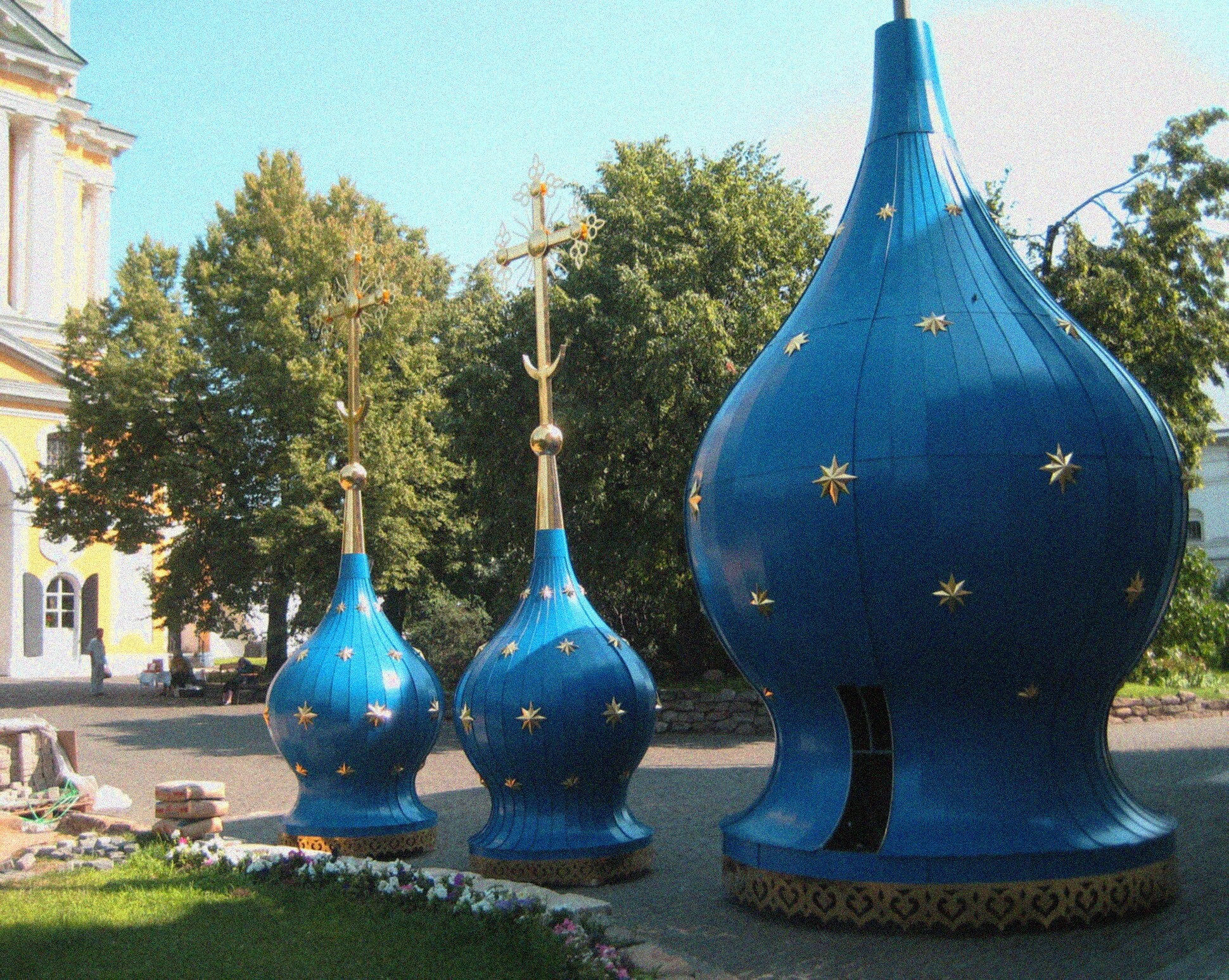 Злаченые купола для православного храма