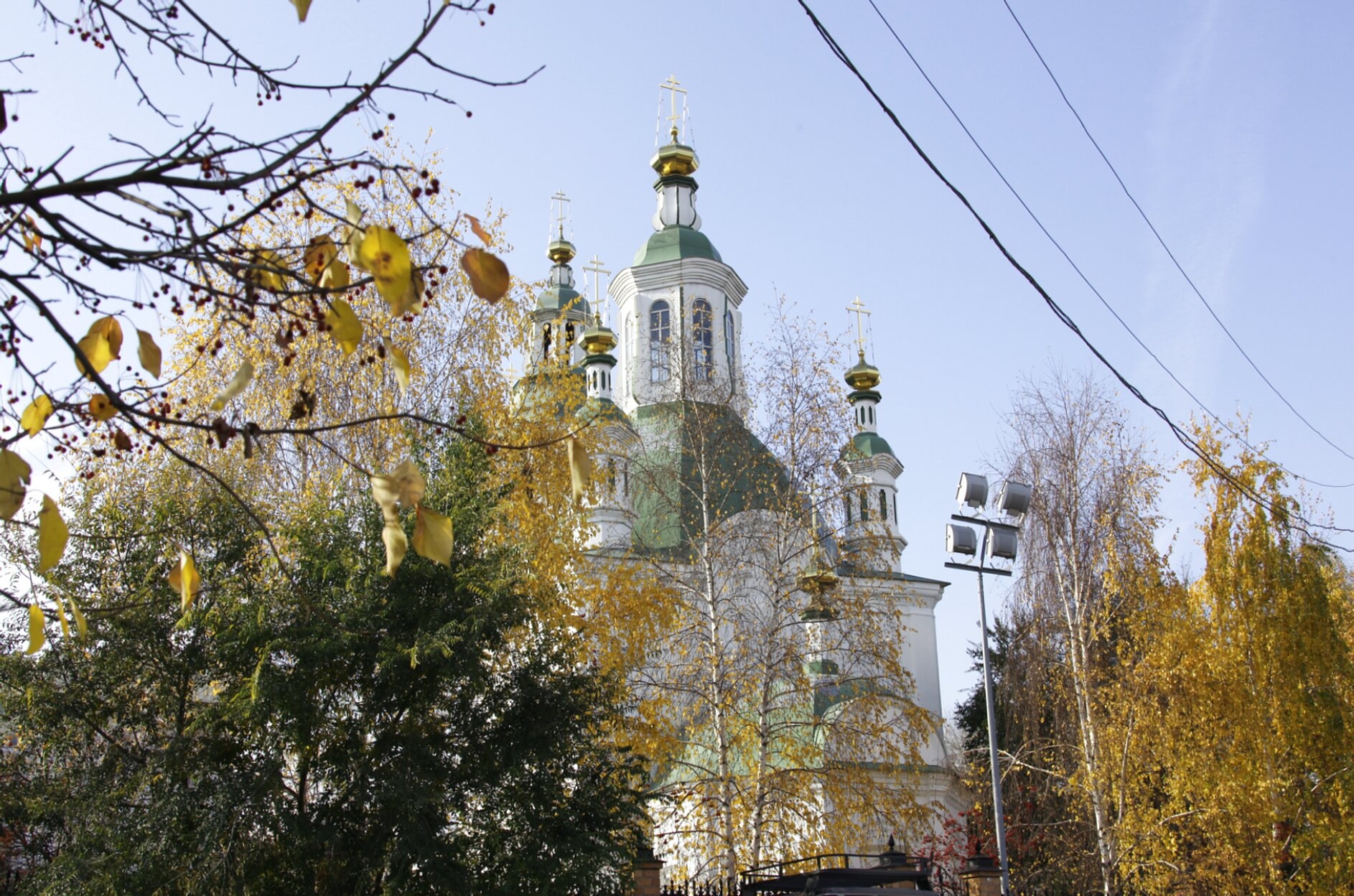 Крестовоздвиженский храм в Тюмени