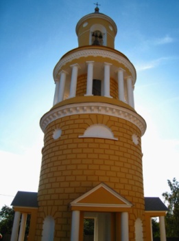 Винтовая лестница в колокольне Храма Святителя Николая Чудотворца