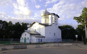Храм Петра и Павла с Буя в зимнем убранстве