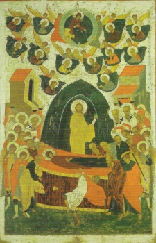 Икона Успения Пресвятой Богородицы XVI века Вологодской школы