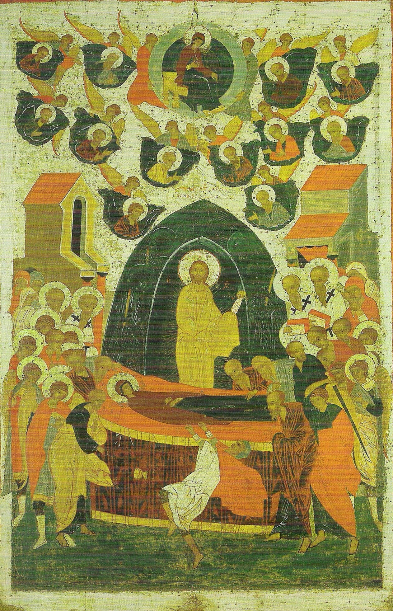 Икона Успения Пресвятой Богородицы XVI века Вологодской школы