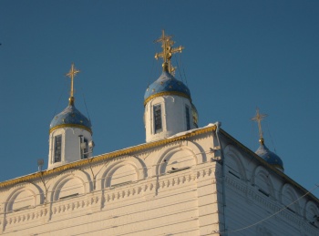 Купола Введенского собора в Чебоксарах