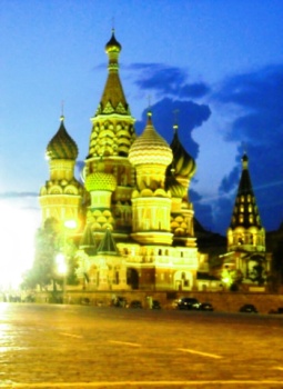 Храм Василия Блаженного на Красной площади: вечерняя фотография и описание