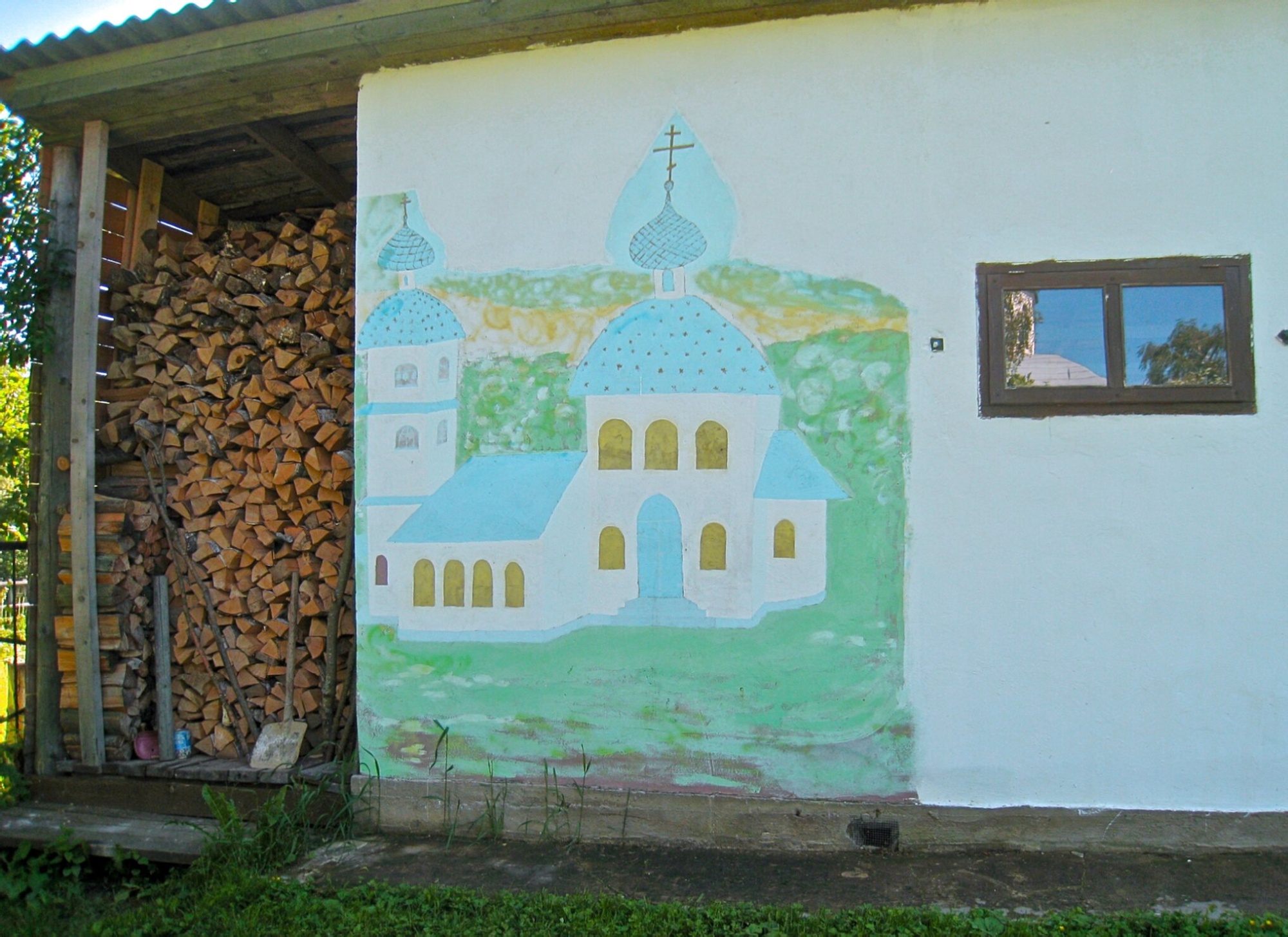 Фреска Церкви Казанской иконы Божией Матери в Кленково